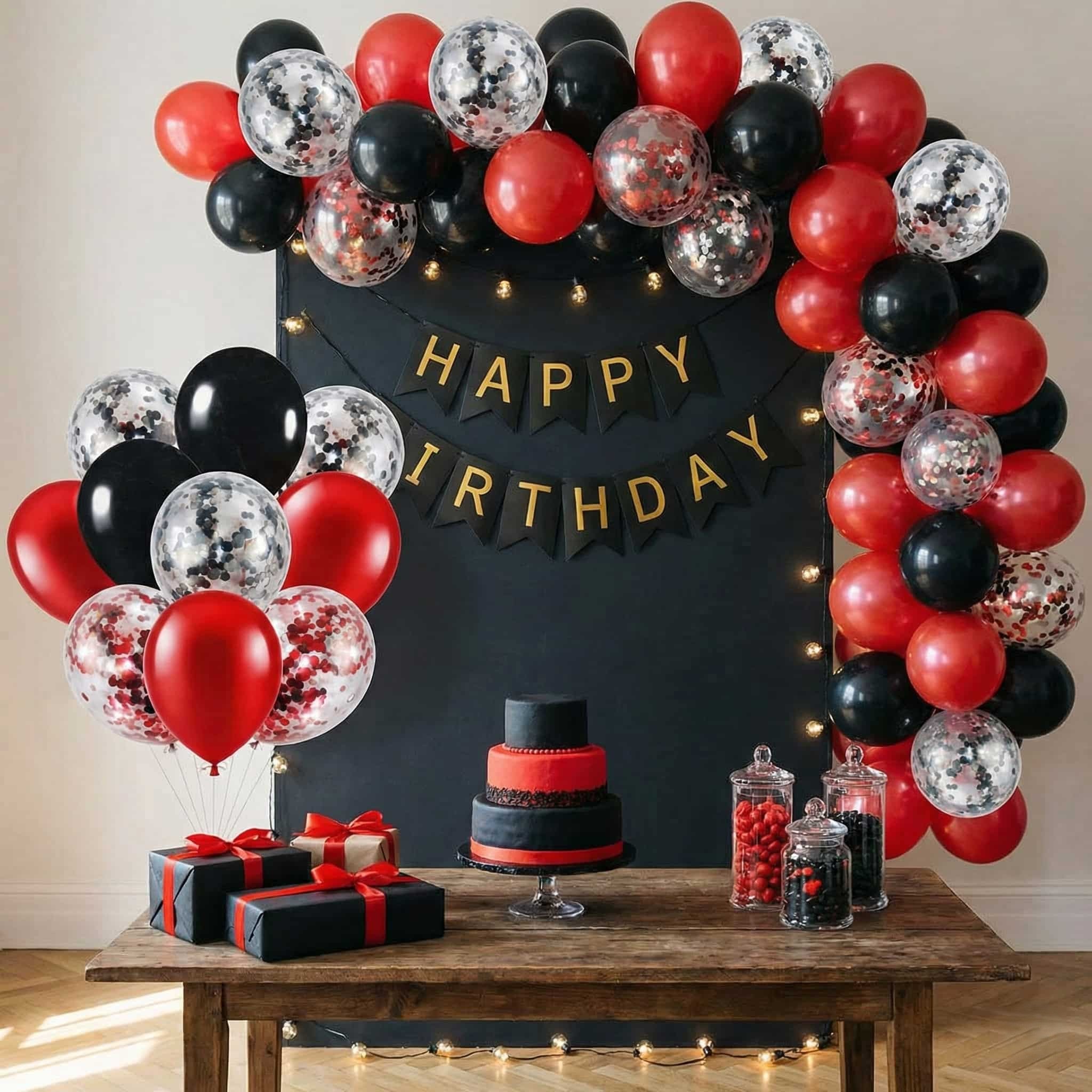 Latex Balloons with Confetti Filled Balloons for Party Decoration (10 pcs / set)