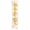 Birthday Girl Glittered Sash For Birthday Party Event and Celebration
