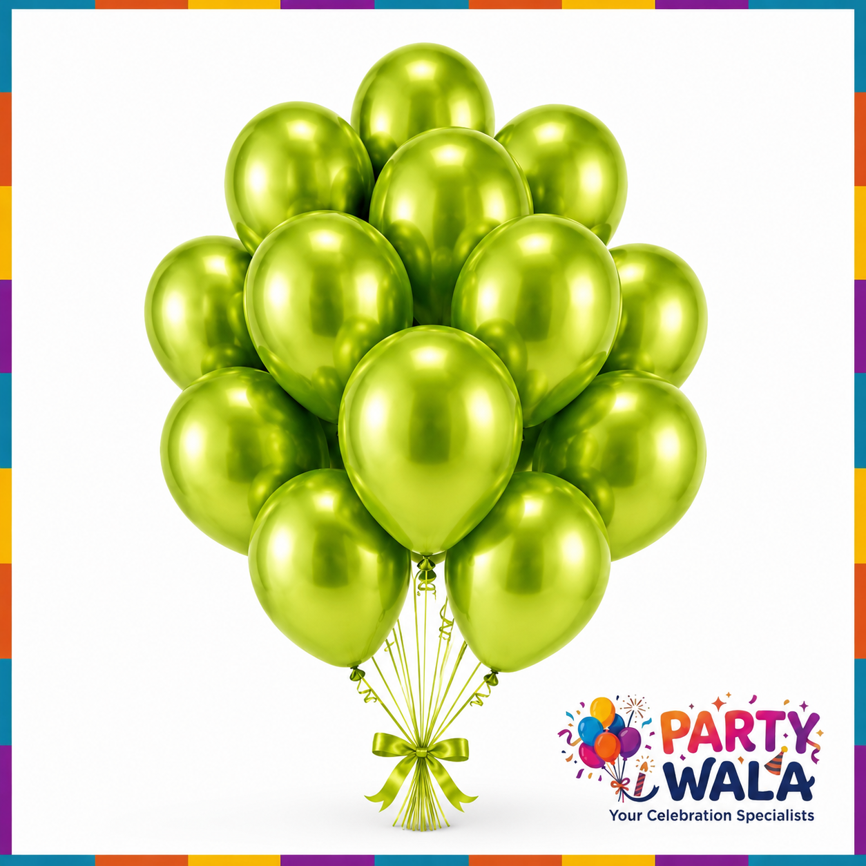 Metallic Balloons for Party Decoration (Pack of 10)  | Party Wala