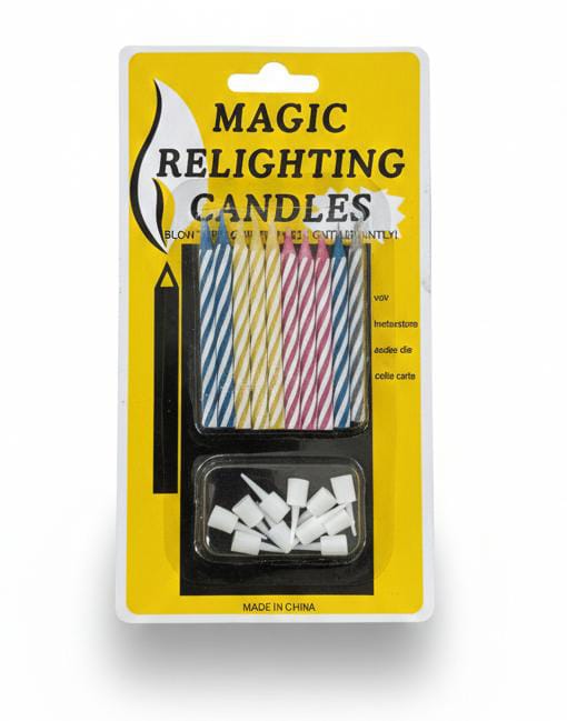 Magic Candles For Creative Birthday Cake Candle / Party Supplies (Pack of 10 )
