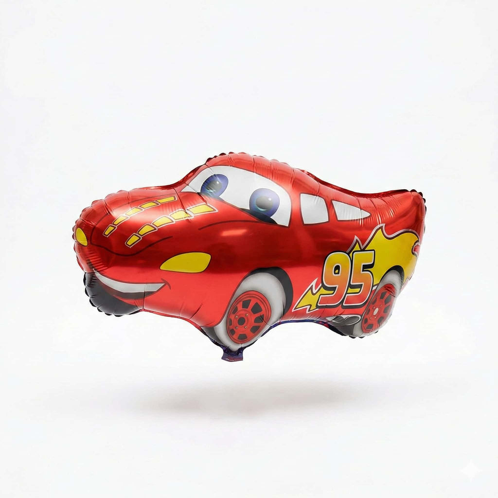 Mcqueen Car Shaped Foil Balloons For McQueen Car Theme Birthday Party Decoration and Celebration