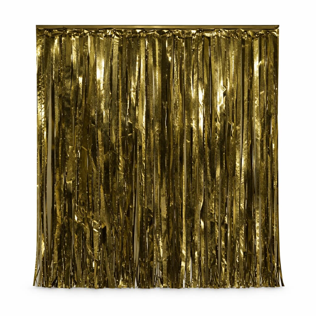 Fringes / Foil Curtains Best for Back Drop Wall Decoration for Birthday and Parties Celebration