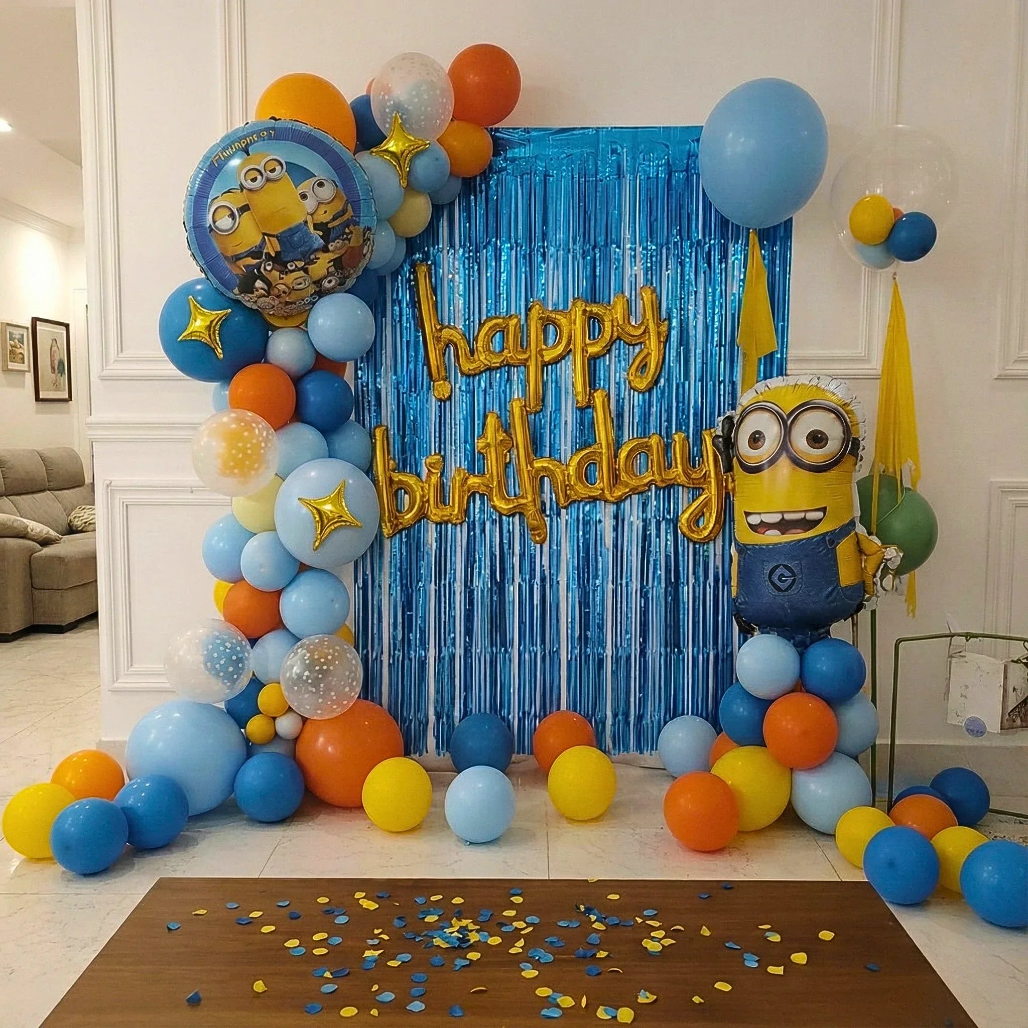 Complete Minions Birthday Decoration Kit (68 Pcs) - Party Wala