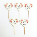 Nikkah Mubarak Cup Cake / Mithai Toppers For Nikkah / Wedding Decoration and Celebration (10 Pcs)