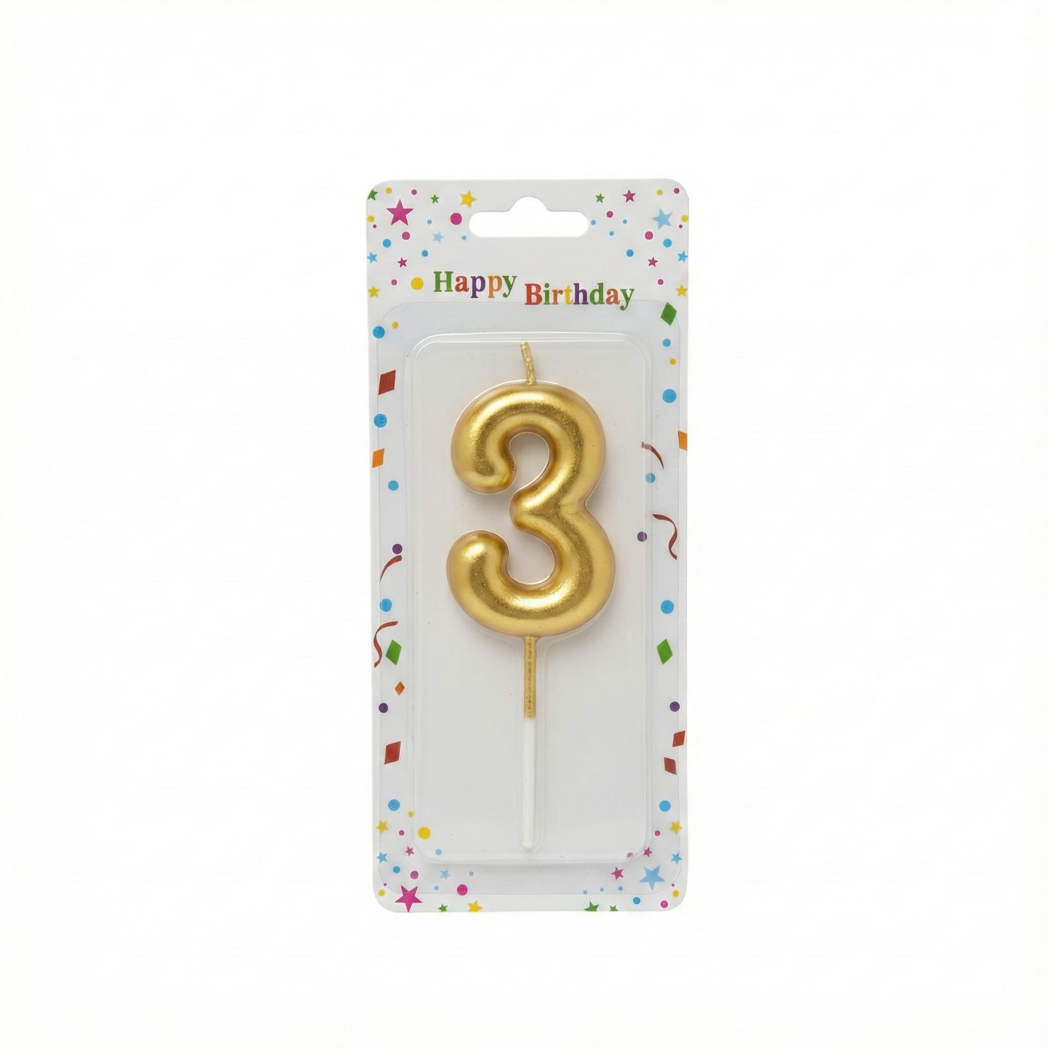 Number Candles Golden For Birthday, Anniversary Cake Decoration and Celebration