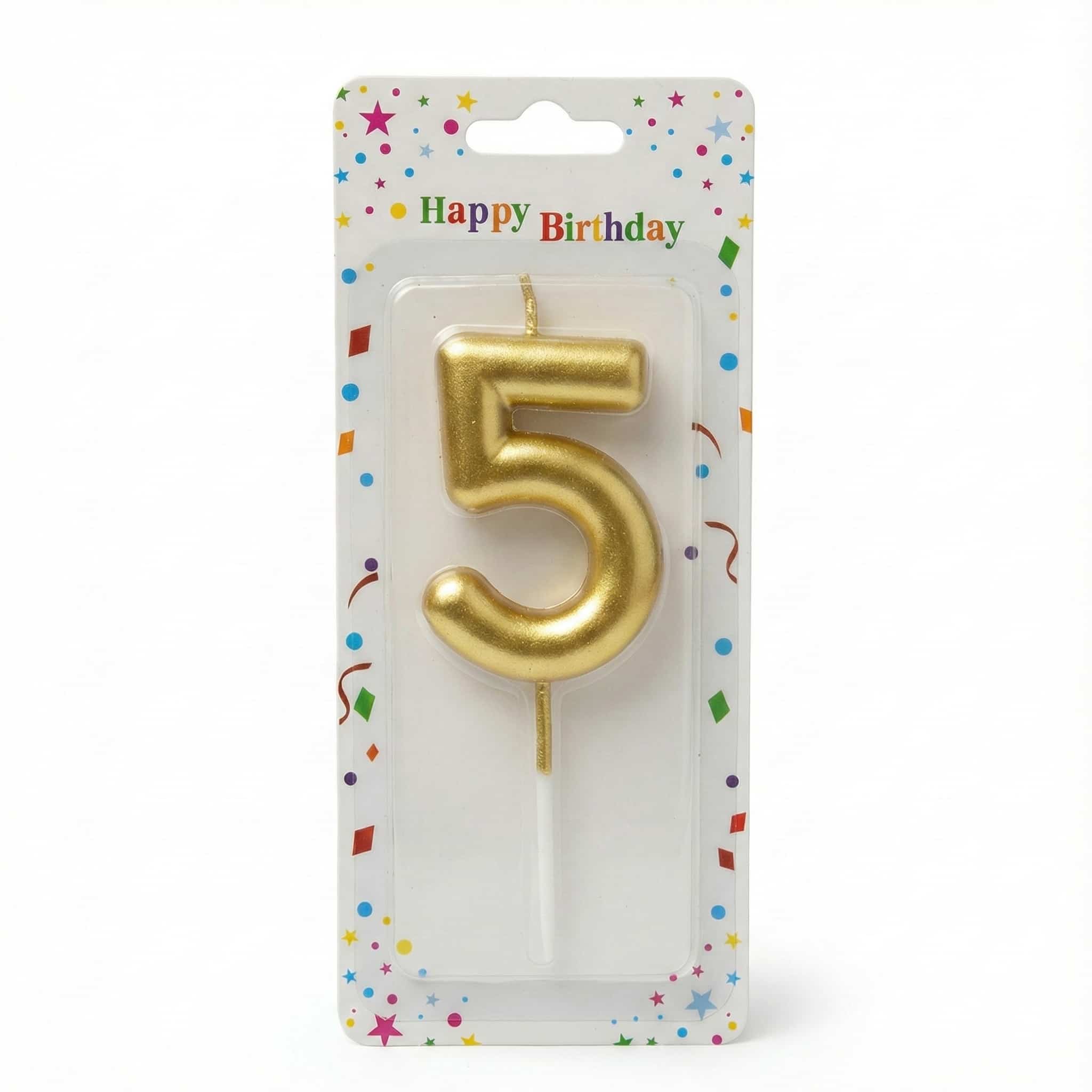 Number Candles Golden For Birthday, Anniversary Cake Decoration and Celebration