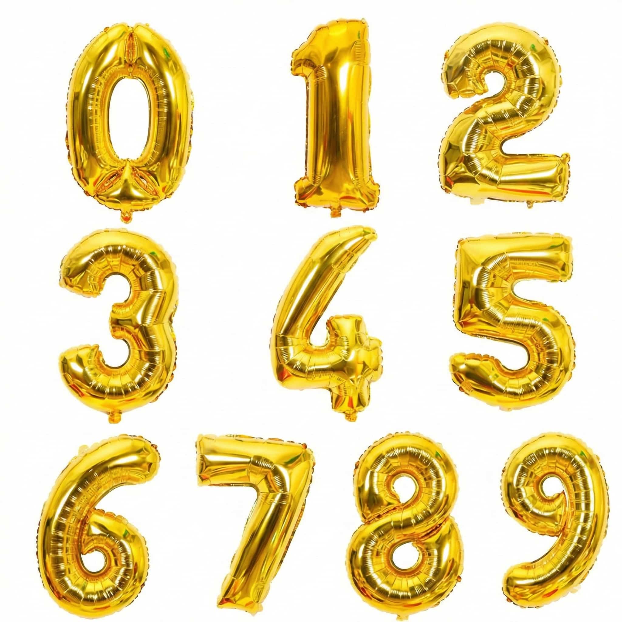 32 inches Number Foil Balloon for Birthday / Anniversary Party Decoration