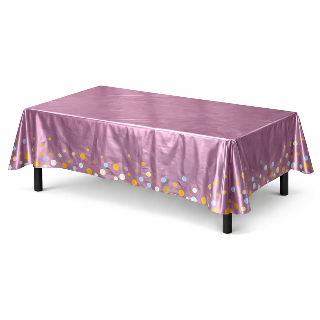 Aluminium Foil Table Cloth (137 x 183 cm) For Party Decoration and Celebration