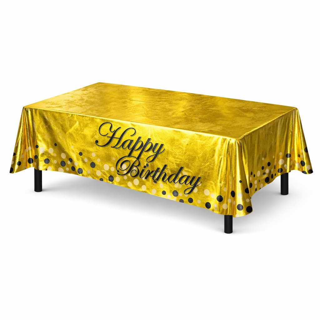 Aluminium Foil Table Cloth (137 x 183 cm) For Party Decoration and Celebration