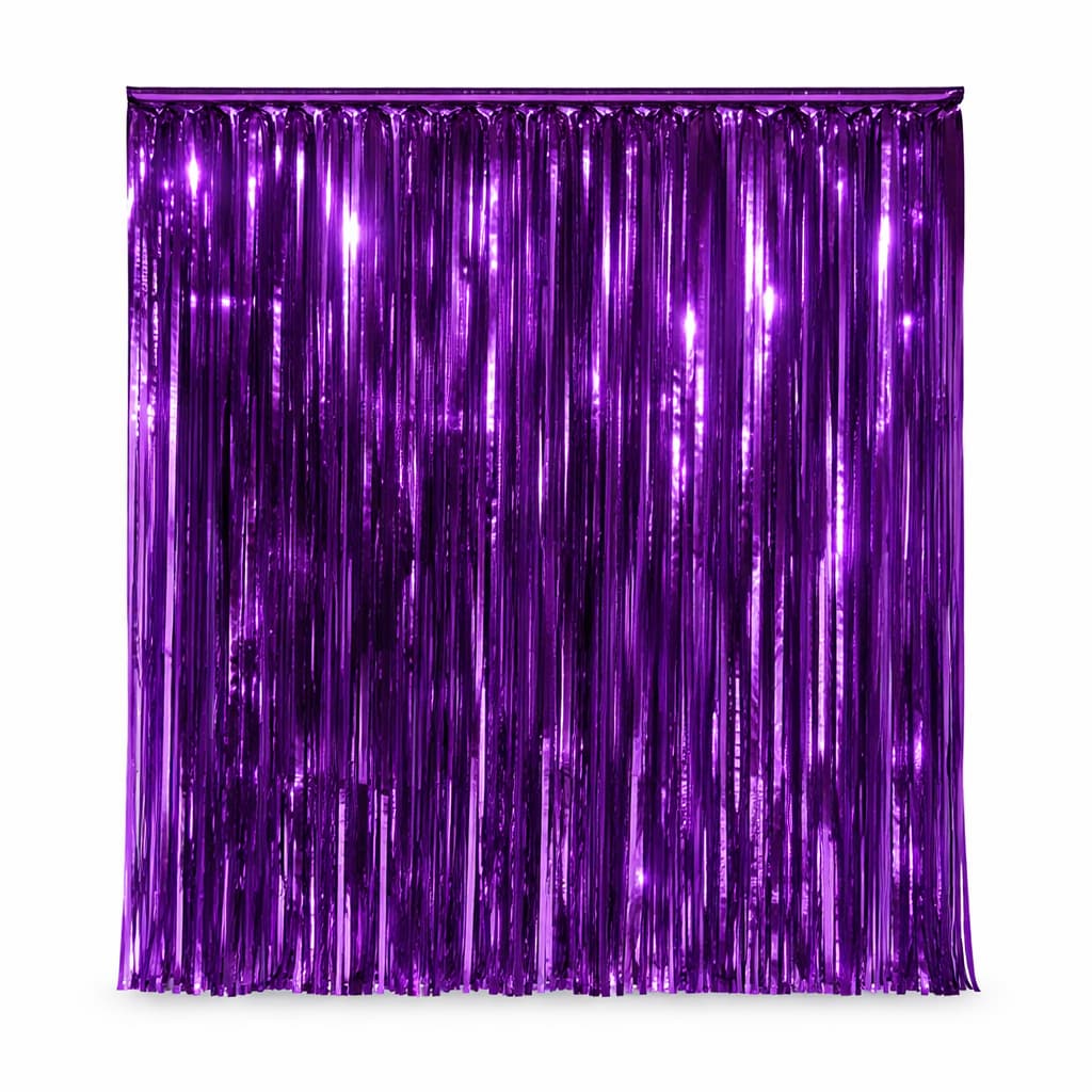 Fringes / Foil Curtains Best for Back Drop Wall Decoration for Birthday and Parties Celebration