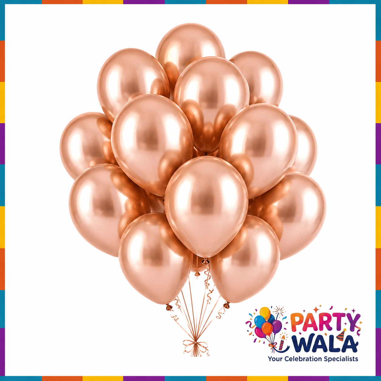 Metallic Balloons for Party Decoration (Pack of 10)  | Party Wala