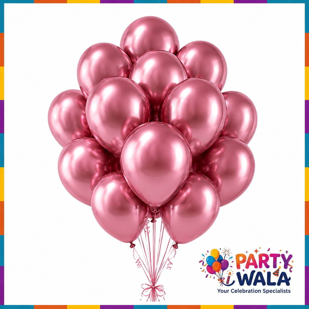 Metallic Balloons for Party Decoration (Pack of 10)  | Party Wala
