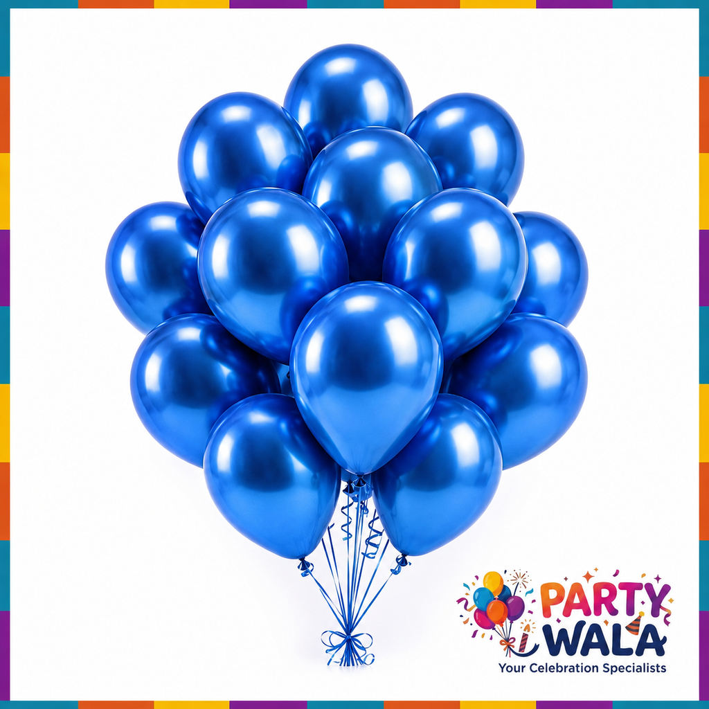 Metallic Balloons for Party Decoration (Pack of 10)  | Party Wala