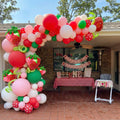 110-PCS Strawberry Shortcake Birthday Balloon Arch Kit DM-23073