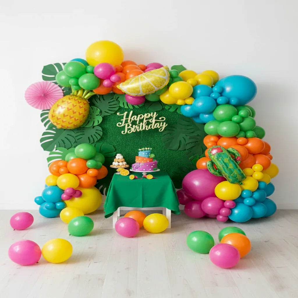 Summer Fruits Birthday Party Theme Bundle (100 Pcs) - Party Wala