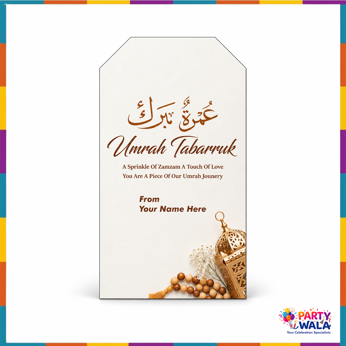 Umrah Tabarruk Gift Set (with Small Tin Box 250g) - Umrah Packaging