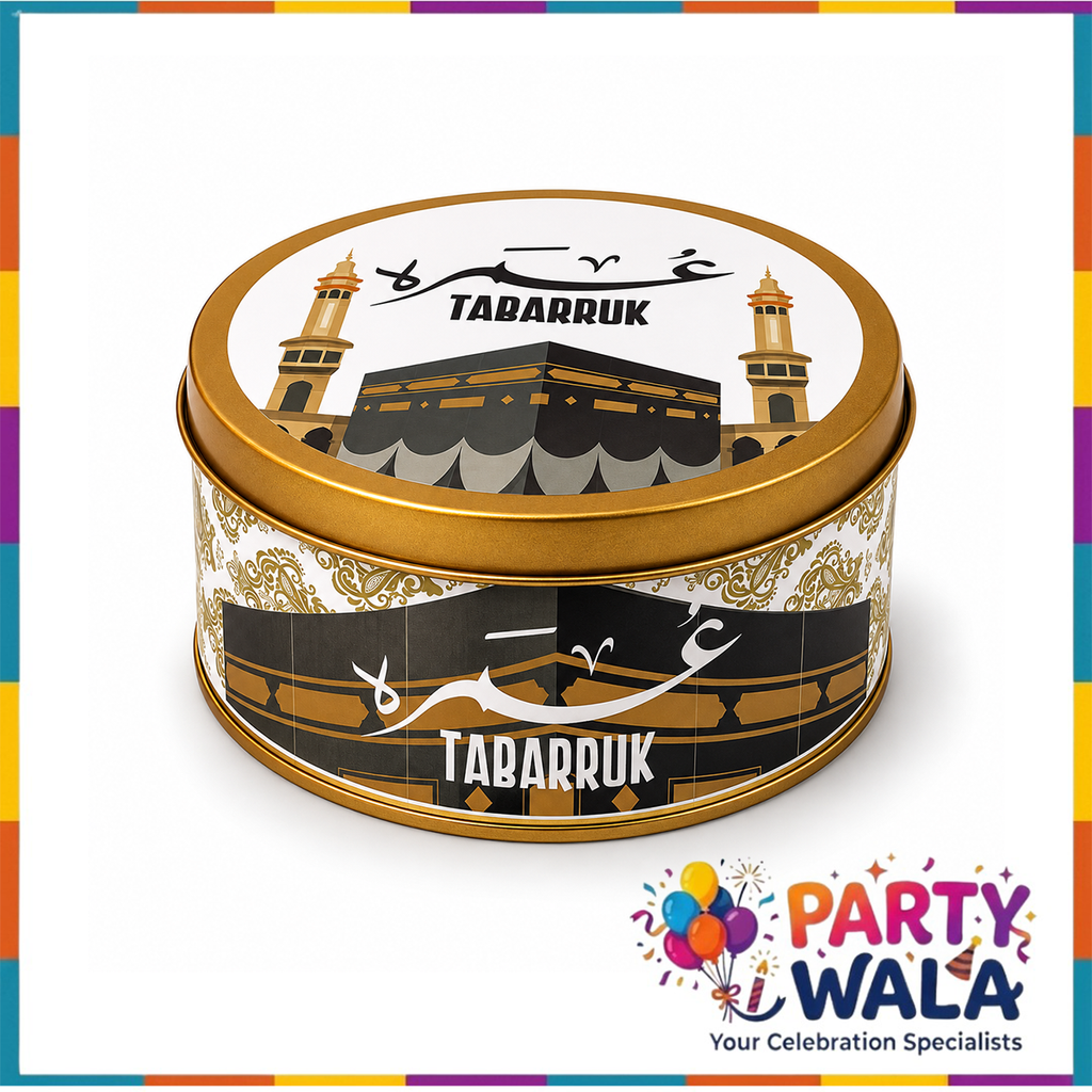Islamic Favor Set (with Tin Box 250g) - Umrah Tabarruk Packaging
