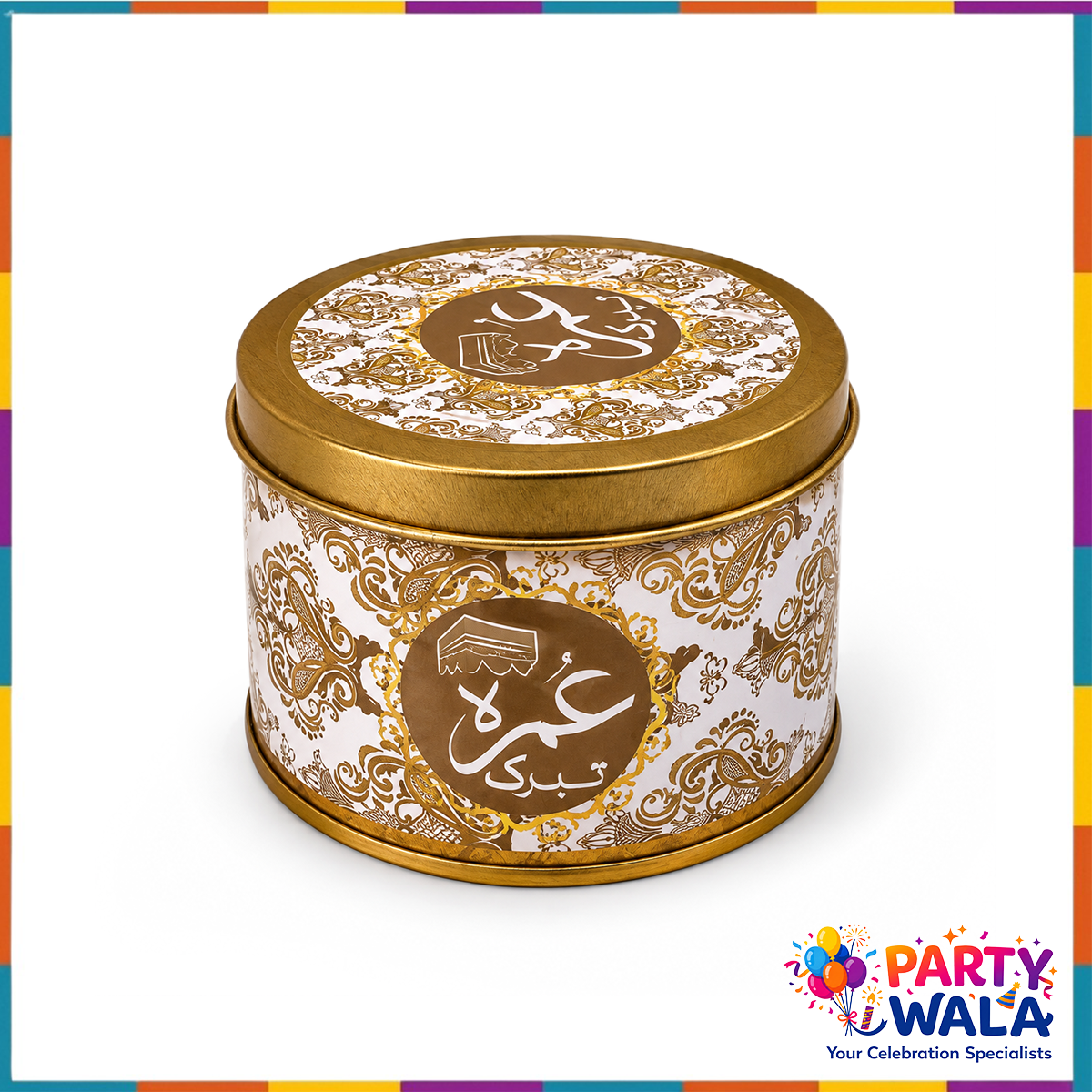 Luxury Golden Set (with small Tin Box 125g) - Umrah / Hajj Tabarruk Packaging