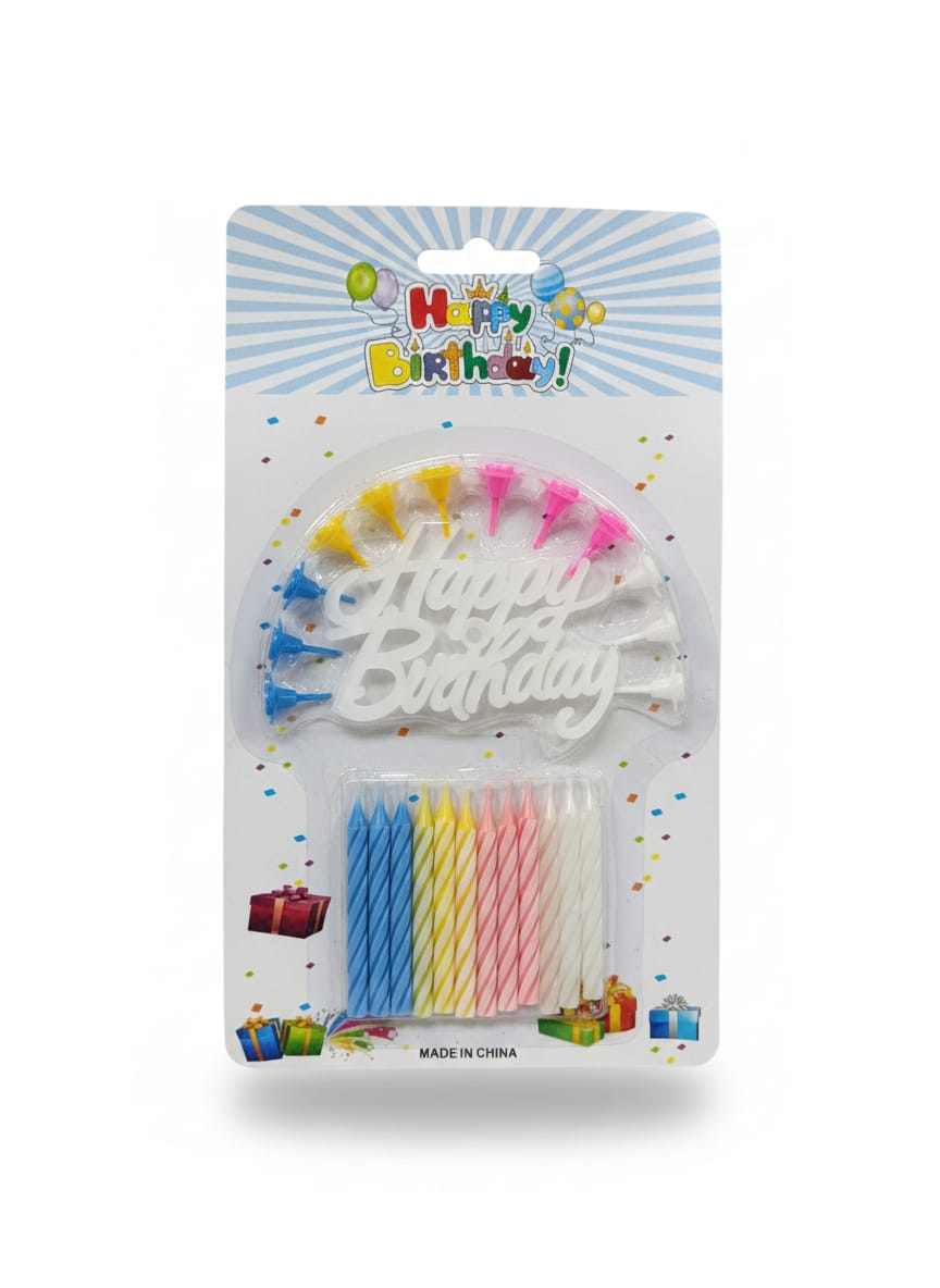 Birthday / Party Candles 12 Pcs