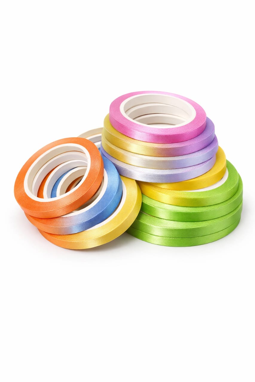 22m/Roll 10mm Silk Satin Ribbons for Crafts Gift Wrap Party Wedding Decorative