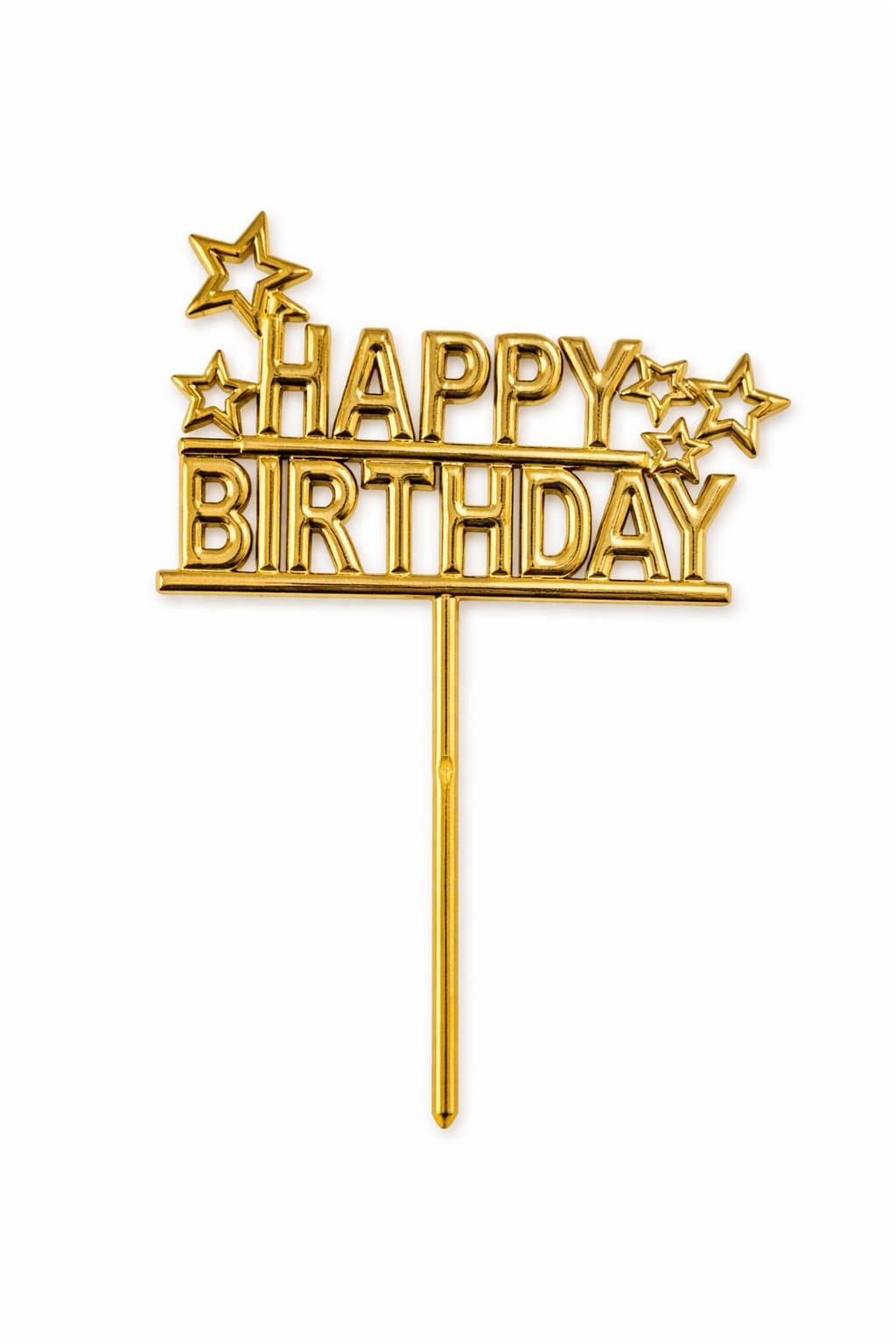 Happy Birthday Acrylic Cake Topper