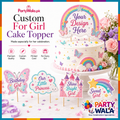 Custom For Girl Cake Topper | Party Wala