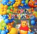 73pcs Winnie The Pooh Happy Birthday Theme Set For Theme Based Birthday Decoration & Celebration Item#YY-043