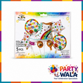 Happy Birthday Foil Balloons 5 Pcs Set