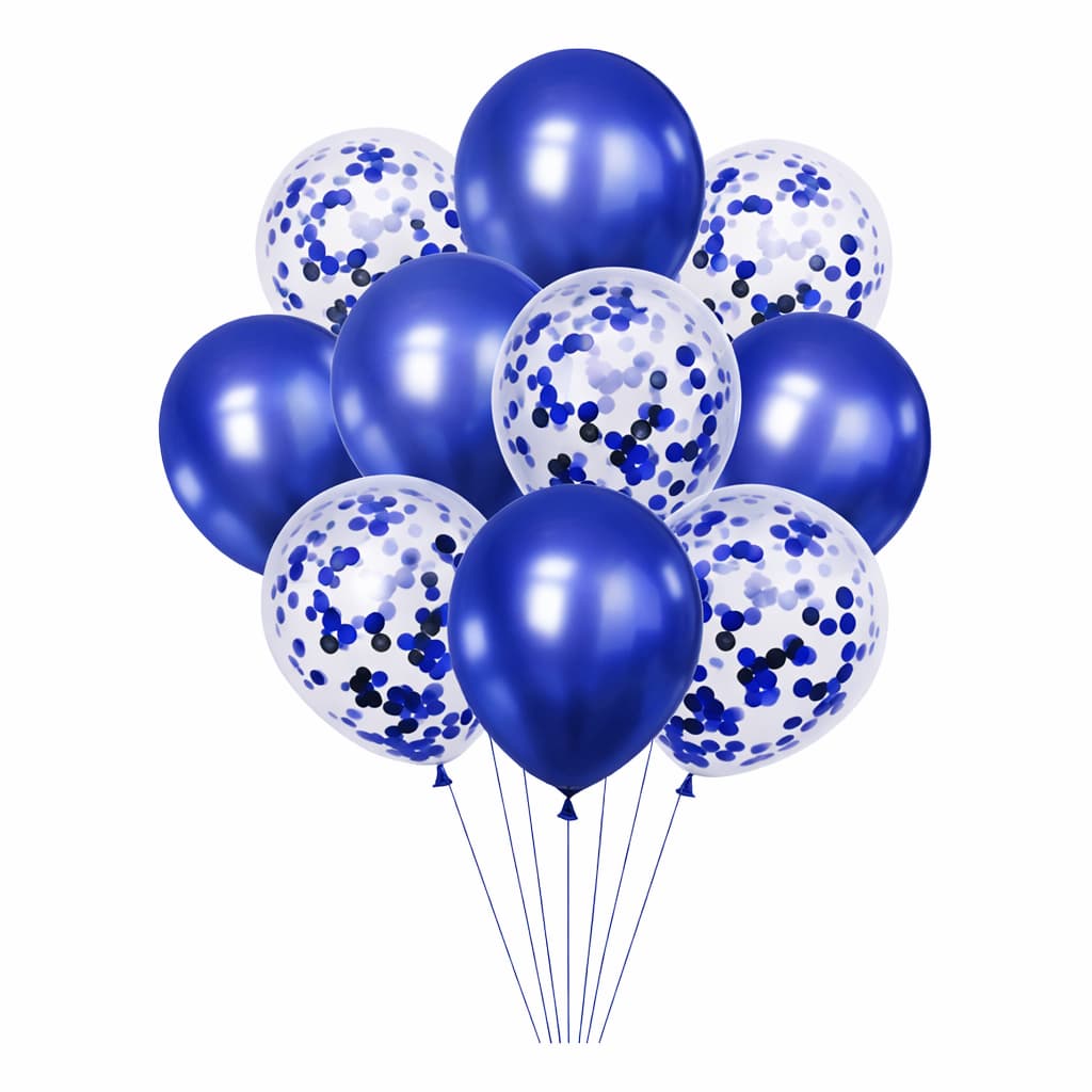 10 Pcs/SetLatex Balloons with Confetti Filled Balloons for Party Decoration