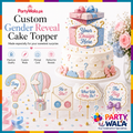 Custom Gender Reveal Cake Topper | Party Wala