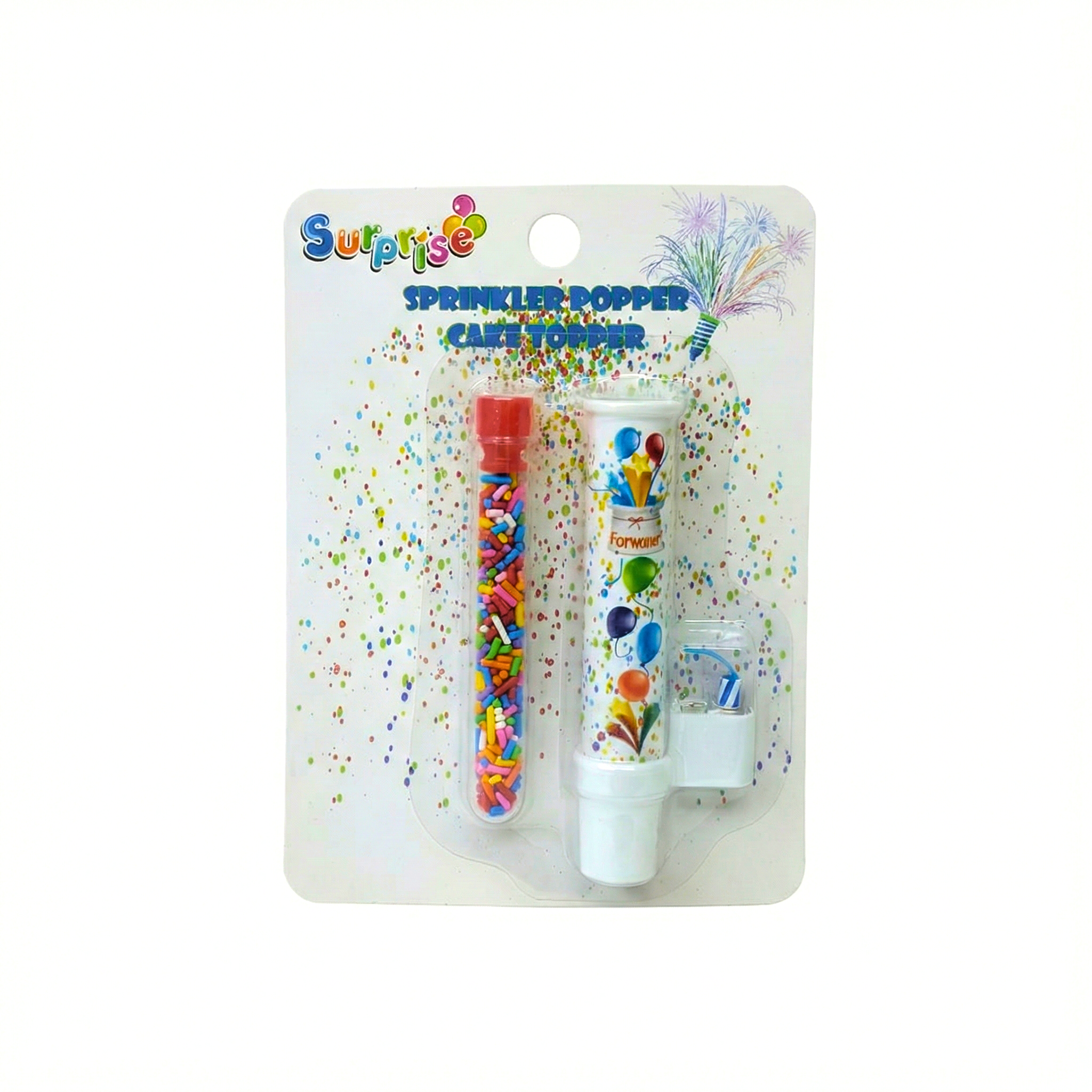 Sprinkler Topper Candle for Birthday Cake – Sparkling Party