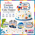 Custom Cake Topper for Boy | Party Wala