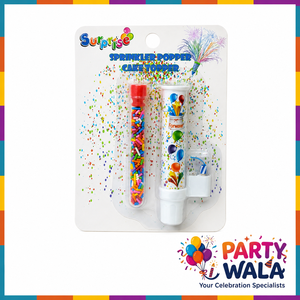 Sprinkler Topper Candle for Birthday Cake – Sparkling Party