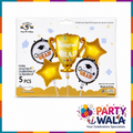 Graduation Congrats Grad Foil Balloons 5 Pcs Set