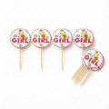 Its a Girl  Cake / Cup Cake Topper (Pack of 10)
