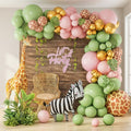 80-piece Jungle Safari-themed balloon garland kit For Birthday Celebration P-872