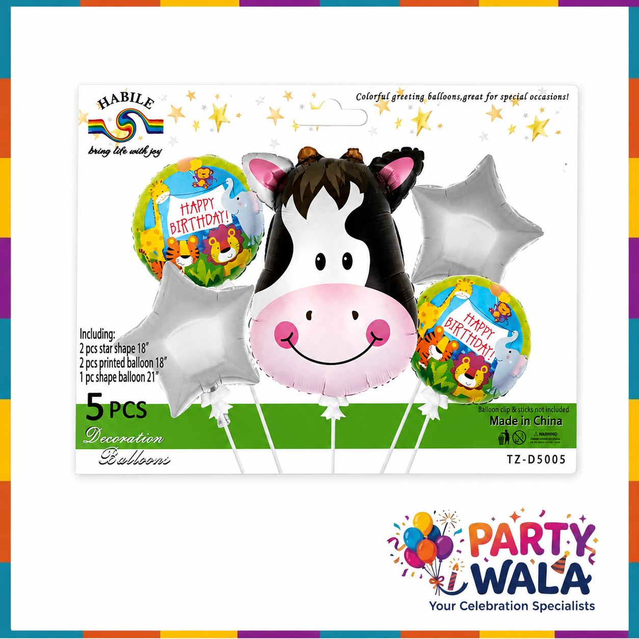 Party Balloons Set