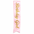 Birthday Girl Glittered Sash For Birthday Party Event and Celebration