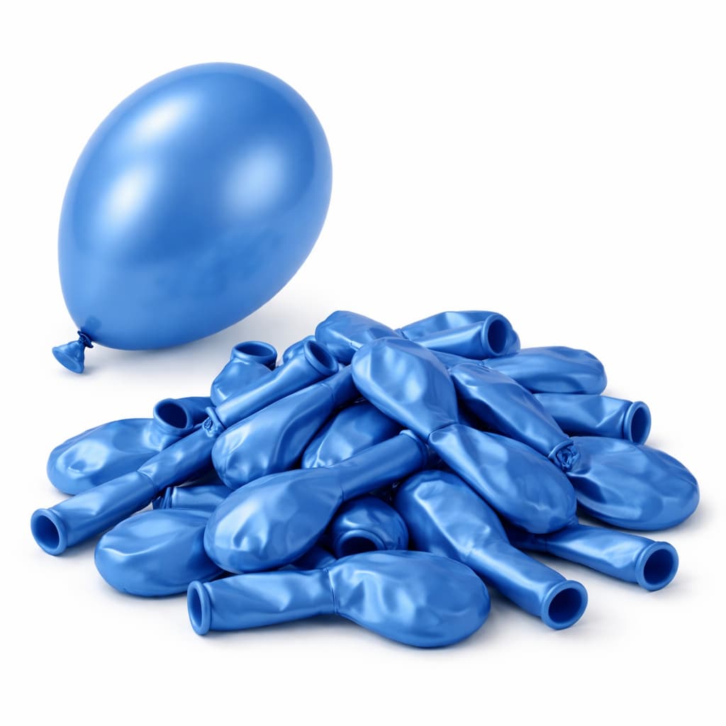 50 Pcs/Set  Metallic Balloons Pack For Birthday Party Decorations