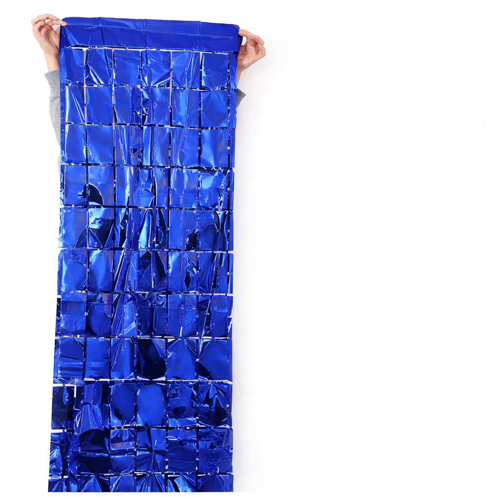 Square Shaped Foil Curtains for Party Decoration and Celebration
