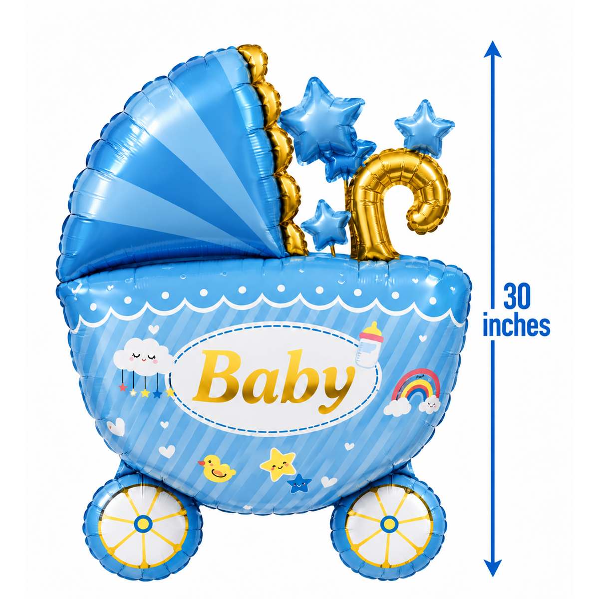 Baby pram foil balloon 30 inches
